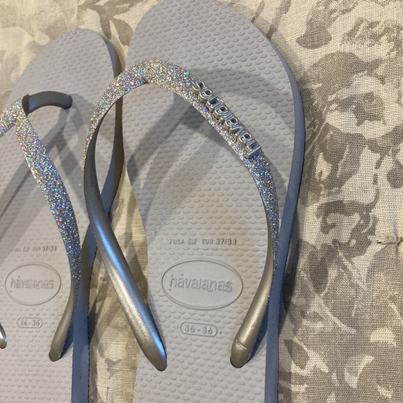 Havaianas Slim Glitter Flip Flop - Picture 3 of 6